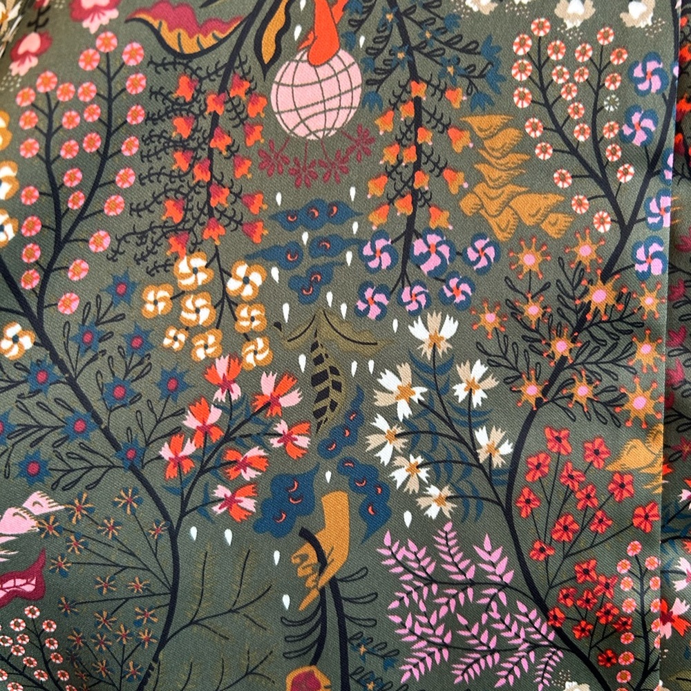 NWT Scotch & Soda botanical inspired print pants - size Small - Picture 8 of 9